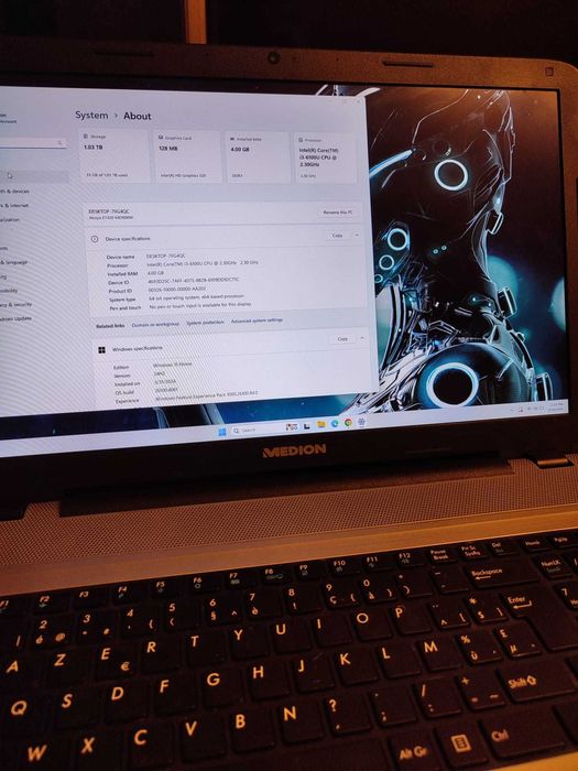 Laptop Medion Akoya 17.3"