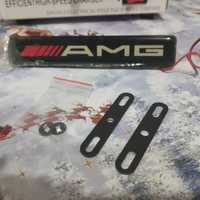 Светящаяся AMG эмблема на решетку радиатора