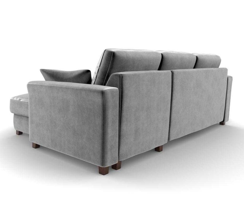 Coltar reversibil si extensibil Relax Light Grey