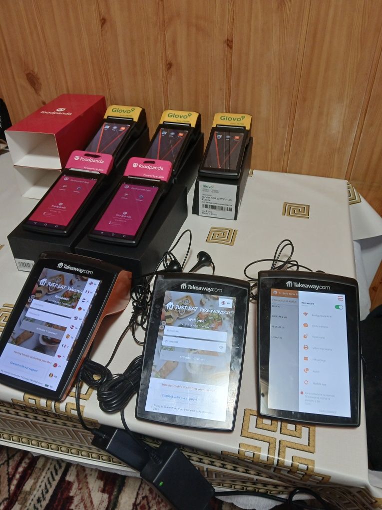 Tablete POS Sunmi v2 Glovo , v2 PRO Panda si TakeAway