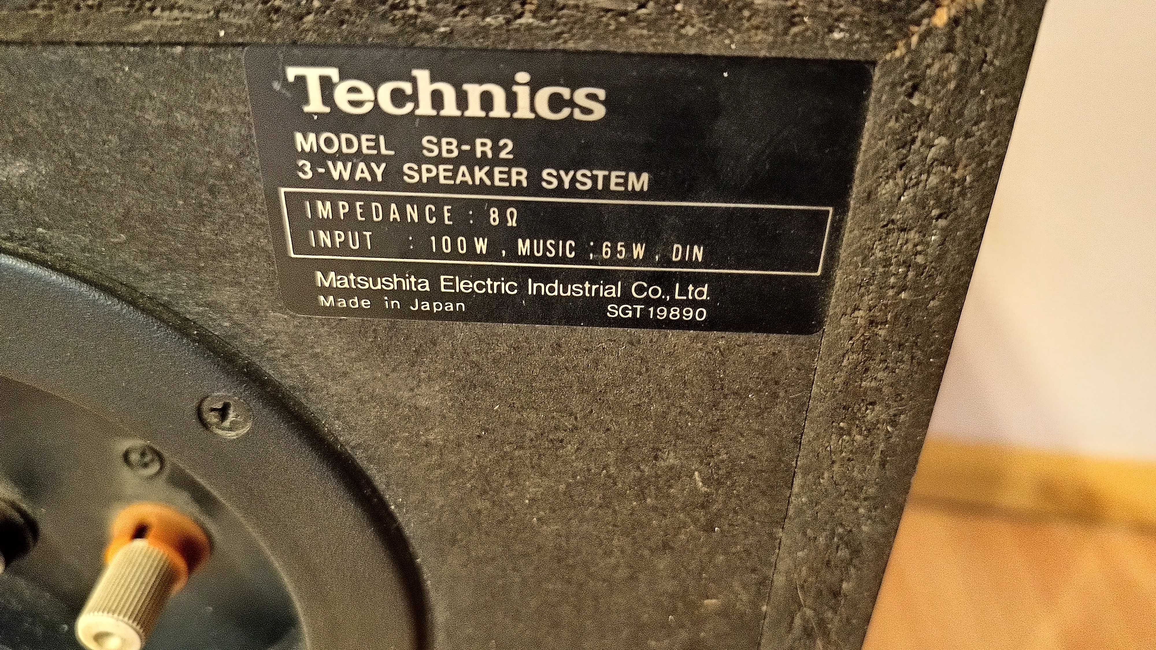 Boxe vintage  Technics SB-R2 raritate !