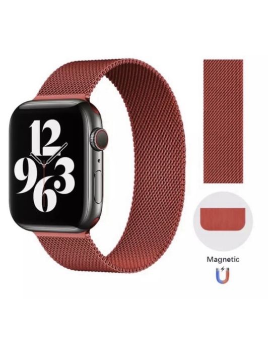 Curea Husar Metalica Milanesse Loop Compatibila Apple Iphone Seria