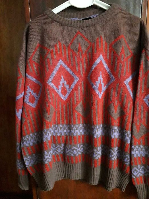 Мъжка блуза на фигури широка XL-2XL