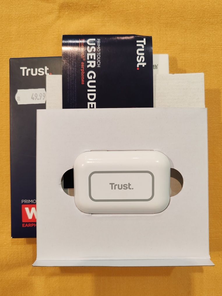 Безжични слушалки Primo Touch BT White