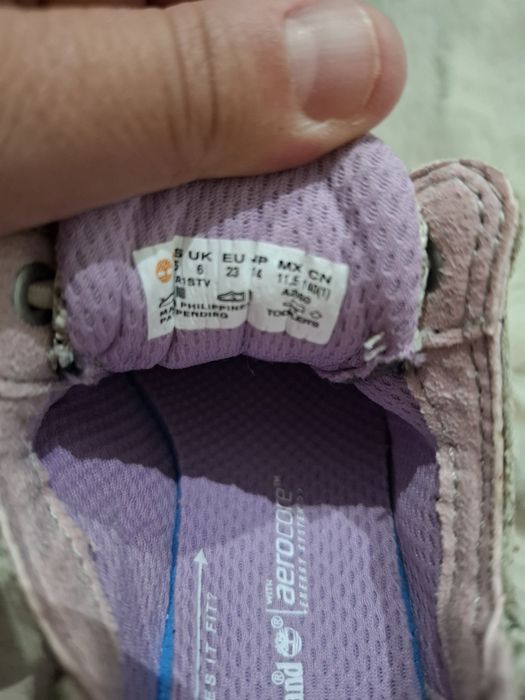 Детски маратонки Timbaland  от естествена кожа