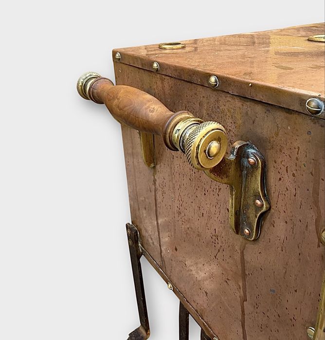 Sterilizator medical vechi cupru și alamă design inedit