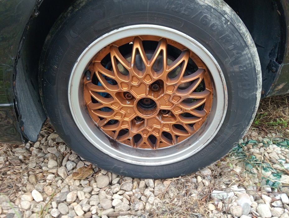 Vând jante originale exip 4x100 r14 cu buza