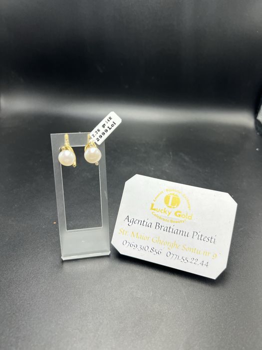 Cercei aur 14k 7,76gr cod 21597