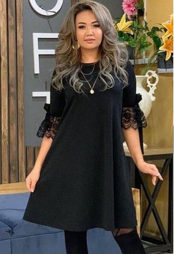 Черна официална рокля