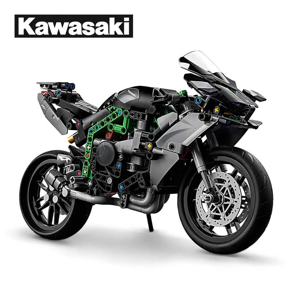 Ново Lego Technic - Мотоциклет Kawasaki Ninja H2R (42170)