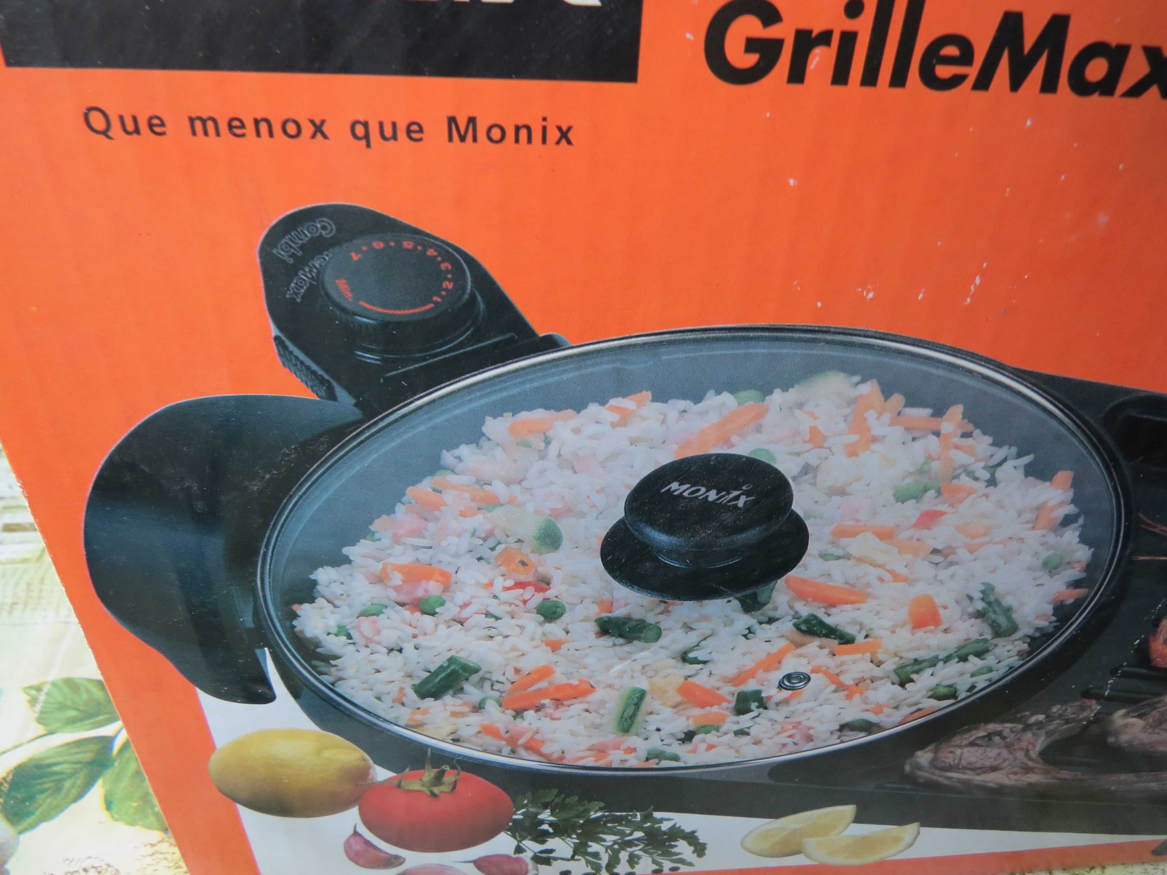 Грил скара Monix GrilleMax Combi -електрическа, с капак+грил, испански