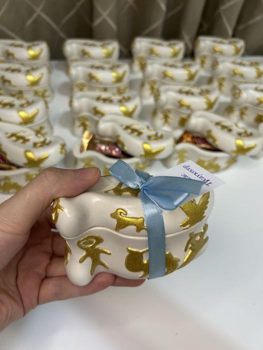 бонбоньерки, тойбастар, шкатулки из гипса