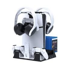 Подставка, кулер зарядки джойстика PS5 Green lion