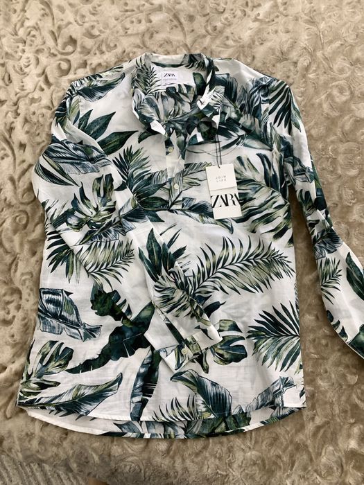 Zara men rubashka letnie