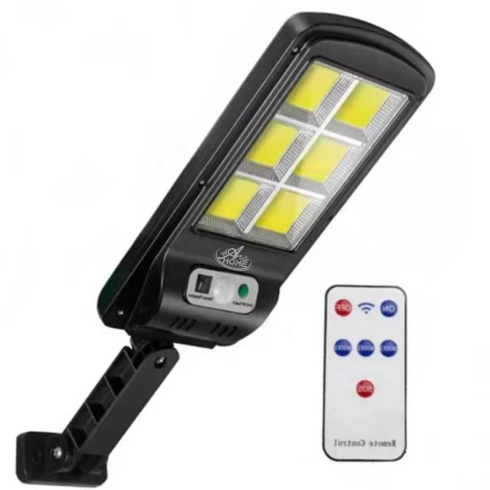 Lampa solara cu telecomanda, 72 LED-uri, senzor de miscare