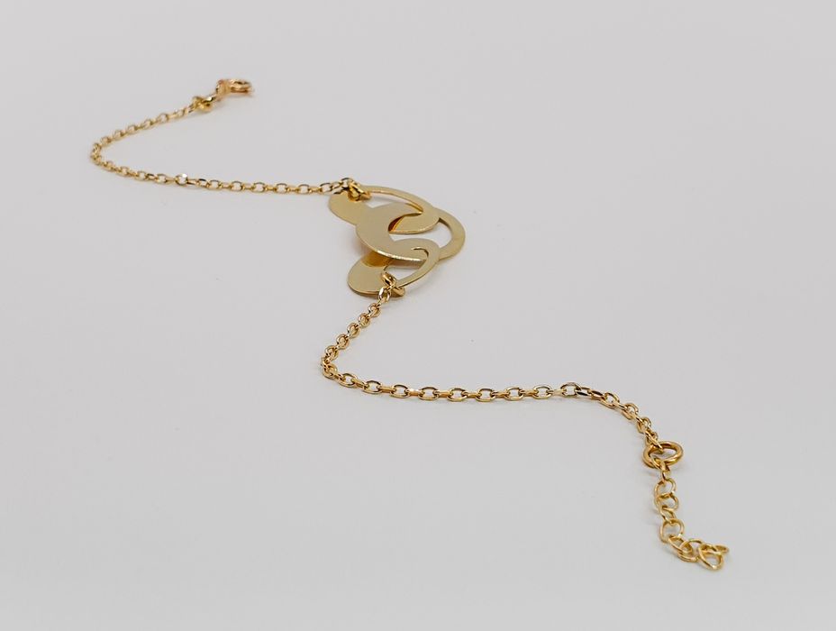 Brățară 3 Maillons AÉLYS din aur de 14K gramaj 2,26 g