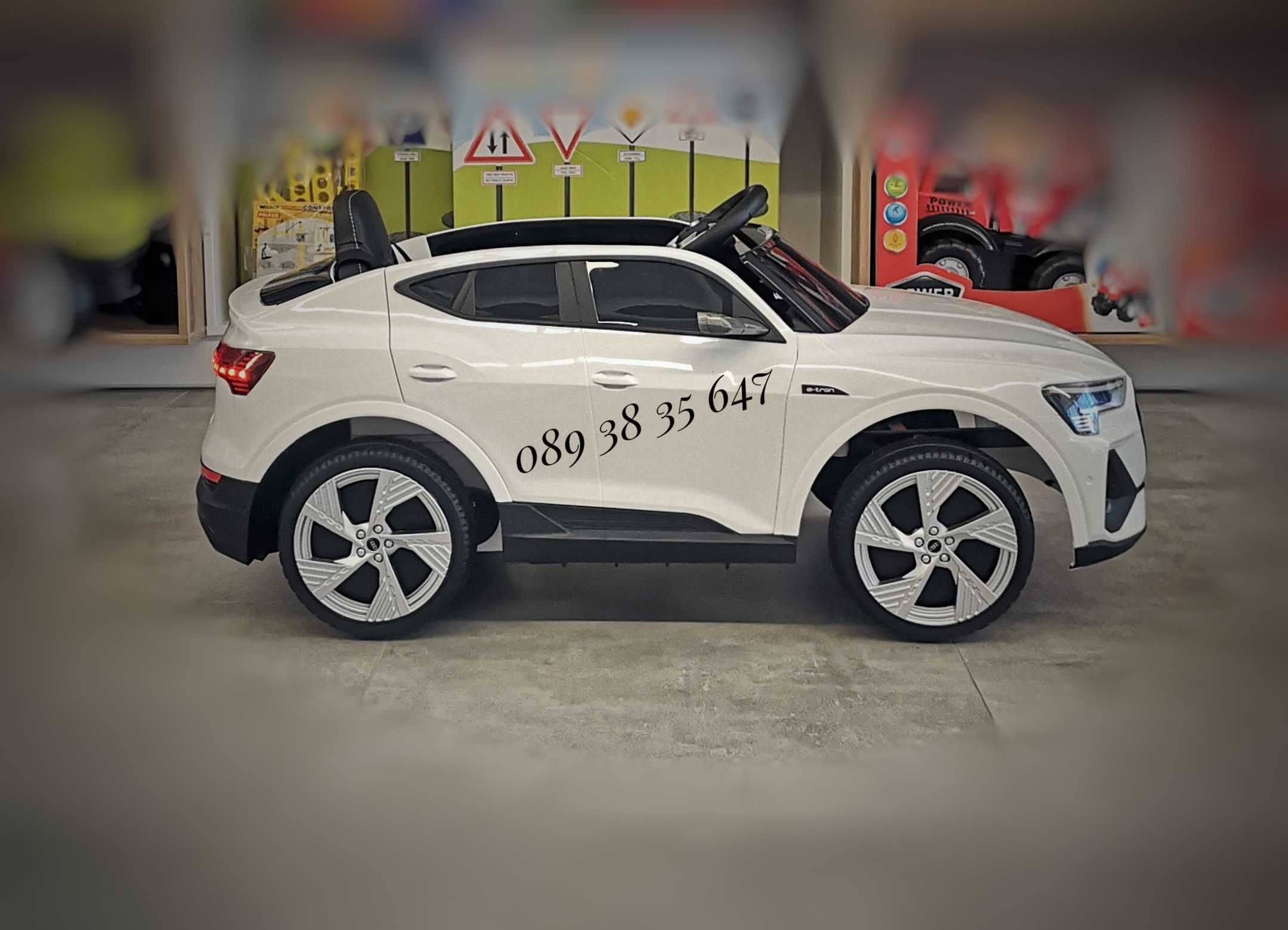 ТОП ЦЕНА!НОВО!Акумулаторен джип Audi Sportback с 12V батерия,меки гуми