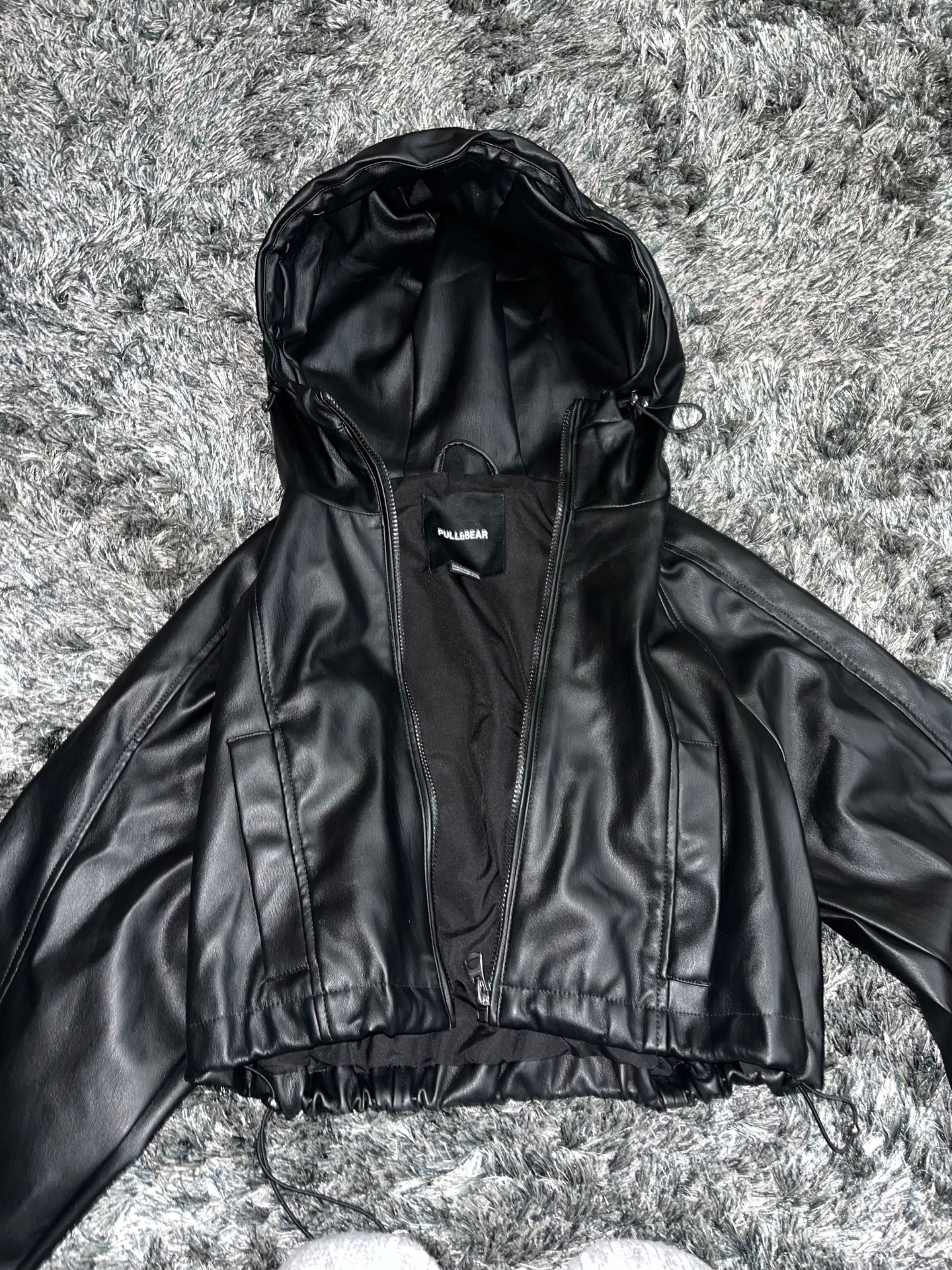 Кожено яке на pull & bear