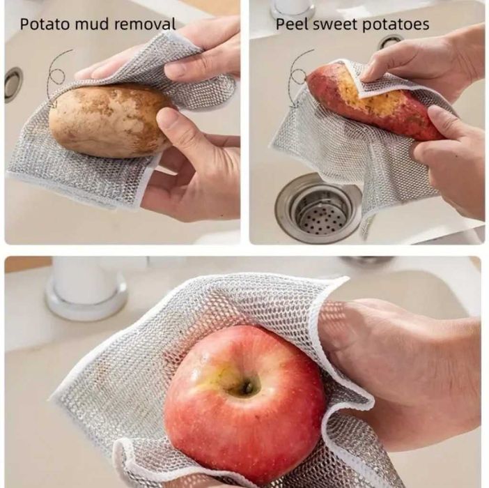 50 броя домакински кърпи със стоманена вълна