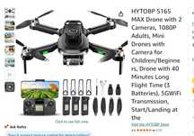 Drona Pro HYTOBP S165 Max performanta, Sigilata, Garanție