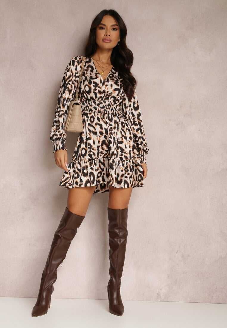 Rochie  Born2be print animal leopard