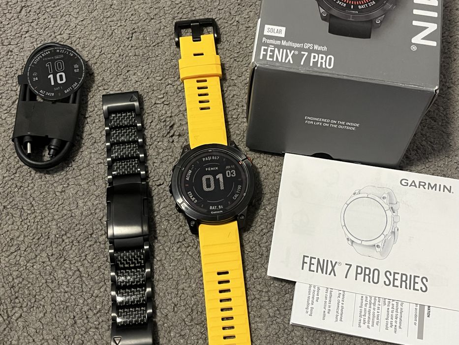 Garmin Fenix 7 PRO Solar / schimb cu Apple watch/Fenix 8