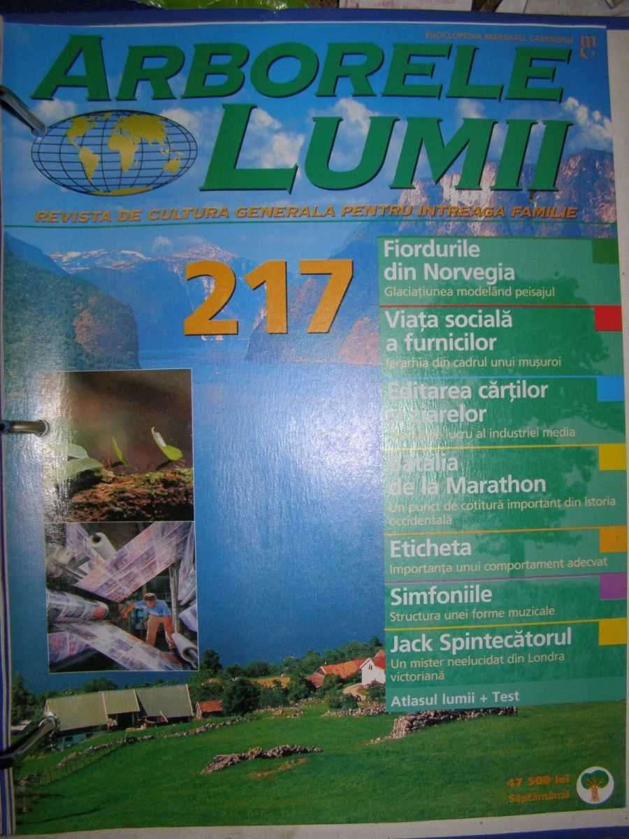 Revista Arborele Lumii, un biblioraft cu mai multe numere sau schimb