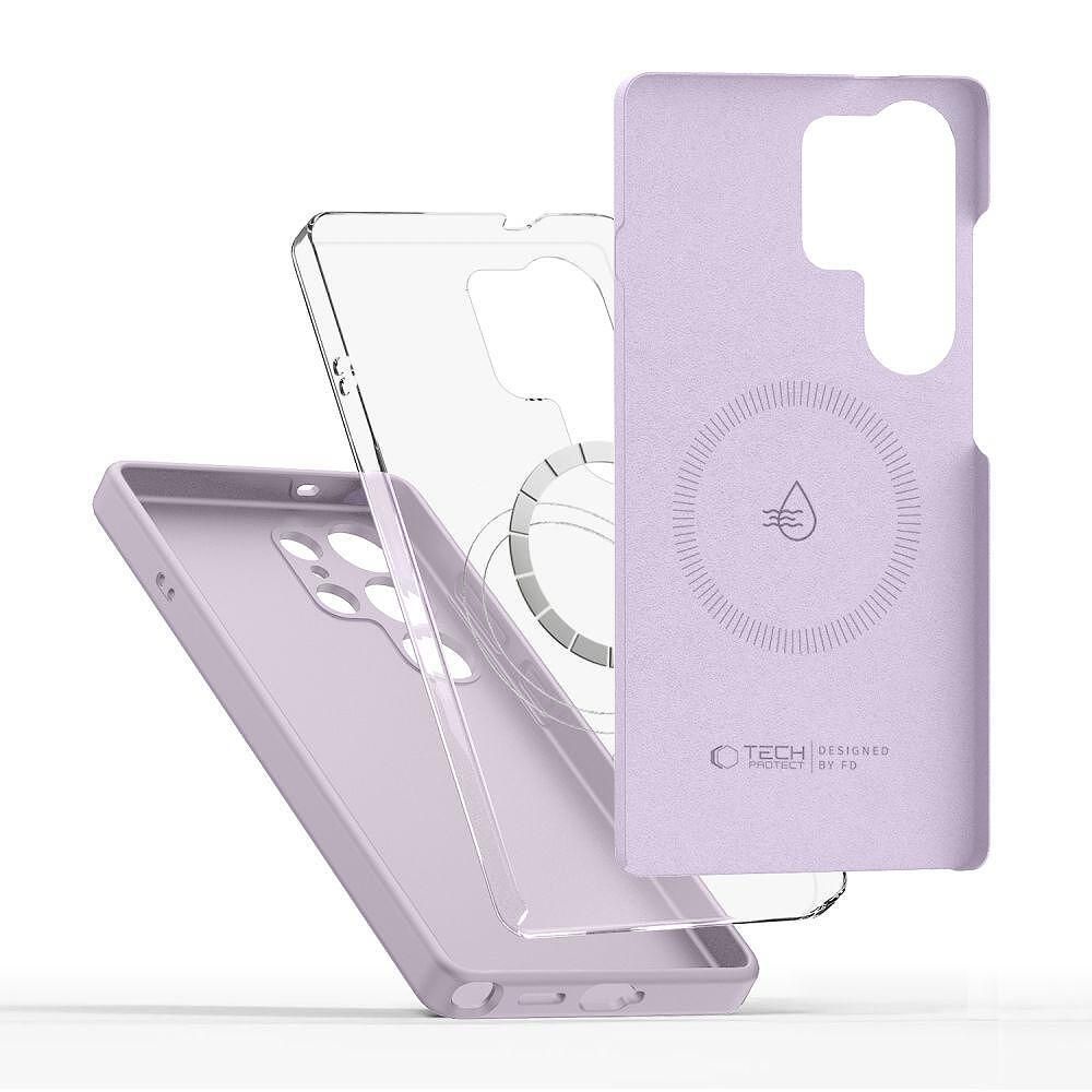 Кейс tech protect liquid silicone magsafe за samsung galaxy s25 ultra