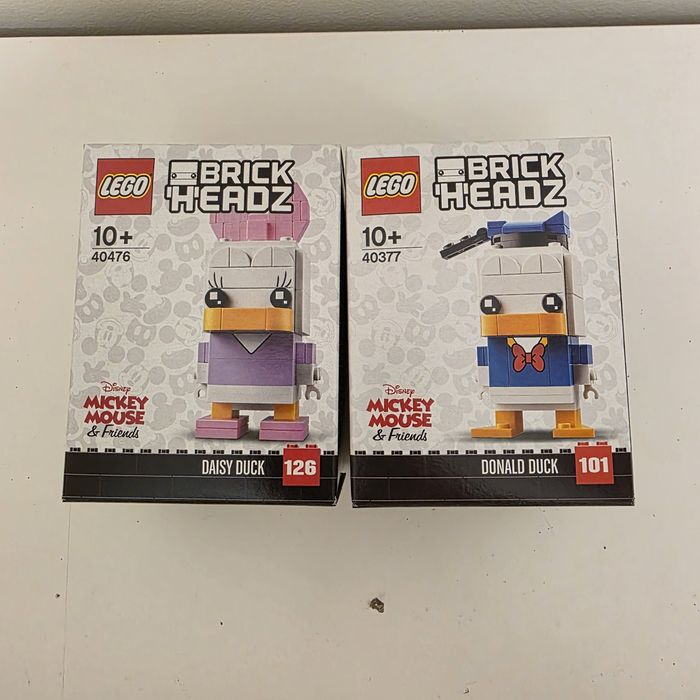 Lego brickheadz Donald 40377 si Daisy 40476