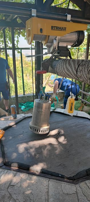 Почистване на кладенци, бунари, герани. За София и околностите