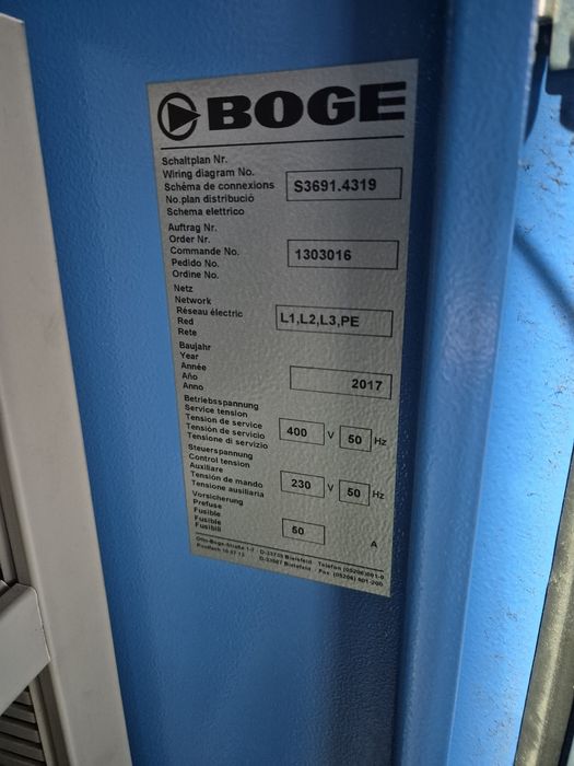 Compresor la surub BOGE 15 KW CU INVERTOR