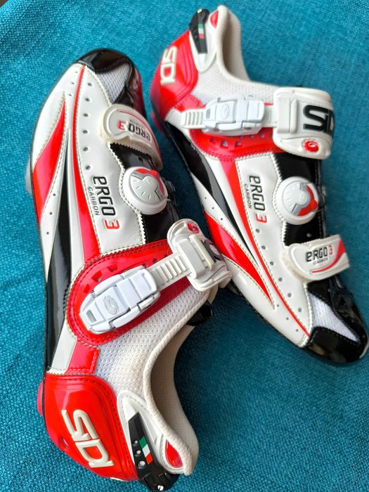Sidi Ergo carbon pantofi ciclism 44-45 bicicleta incaltaminte cursiera