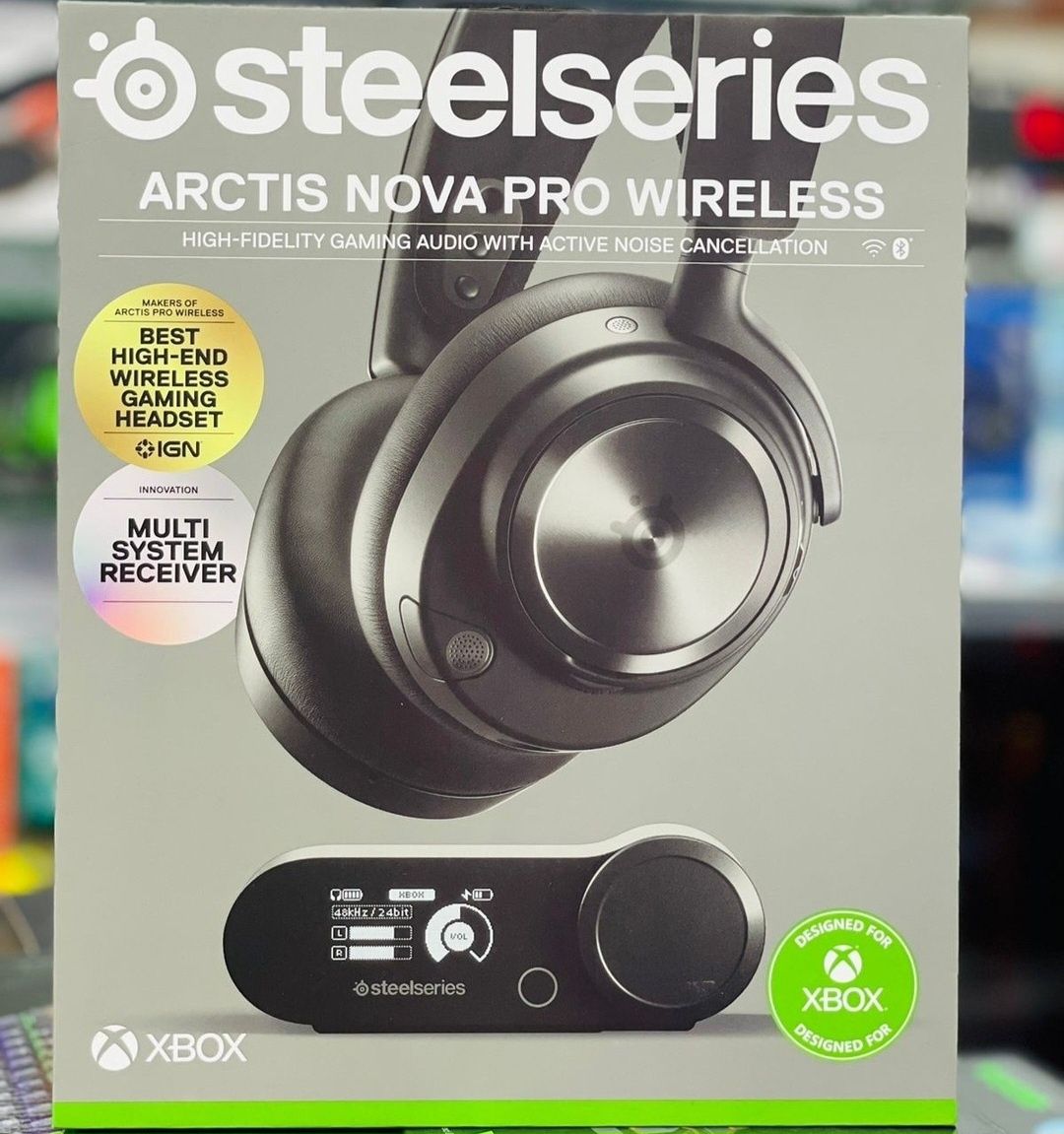 Топ! Steelseries NOVA PRO Wireless Наушники/Гарнитура