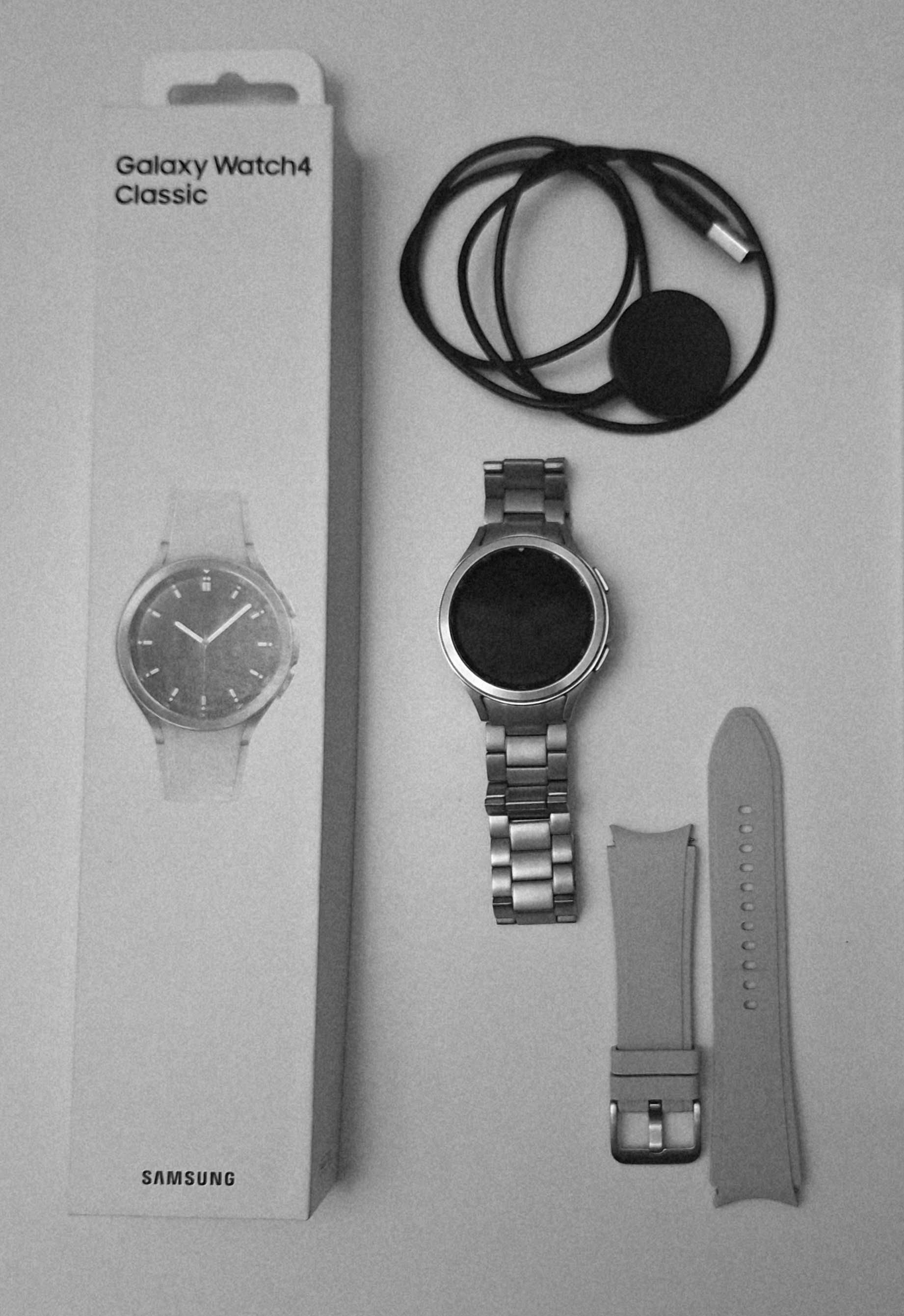 Samsung Galaxy Watch 4 /46mm / LTE / WI-FI /SILVER / Pachet complet