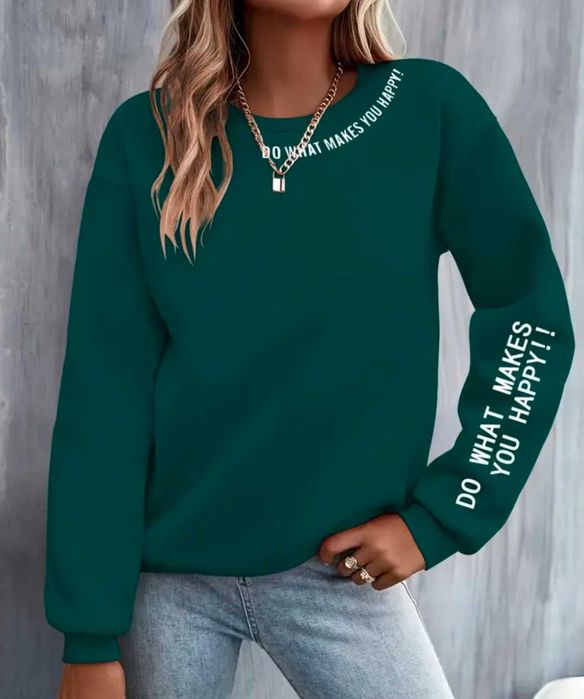 Дамска ватирана спортна блуза