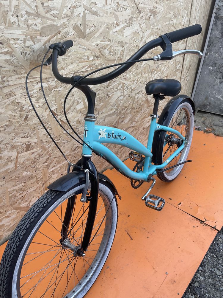 Bicicleta btwin roti 24” schimbator in butuc