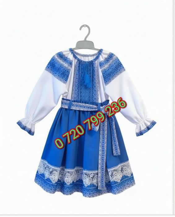 Costum popular fetite 2-10 ani