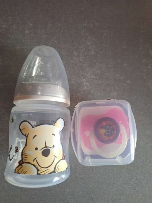 Vând set biberon Nuk și suzeta NOI