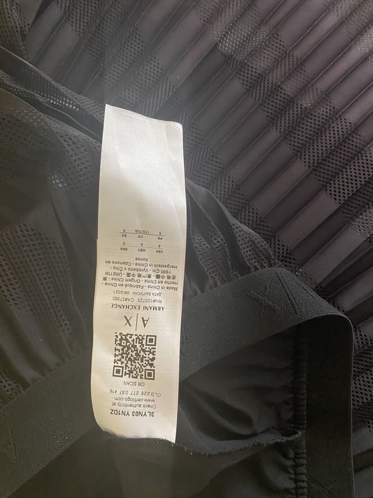 Дълга плисирана пола Armani Exchange