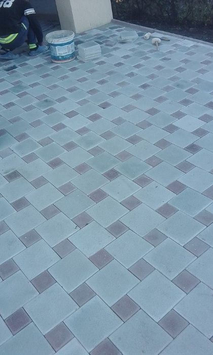 Pavaje auto pentru zone rezidentiale - pavele model combi diagonal