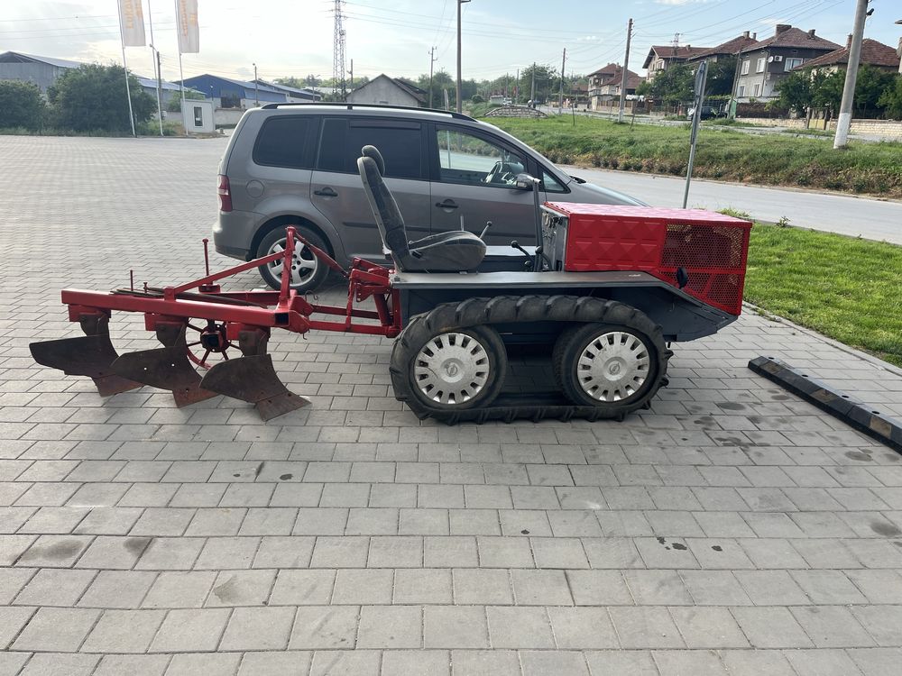 Верижно тракторче самоделка