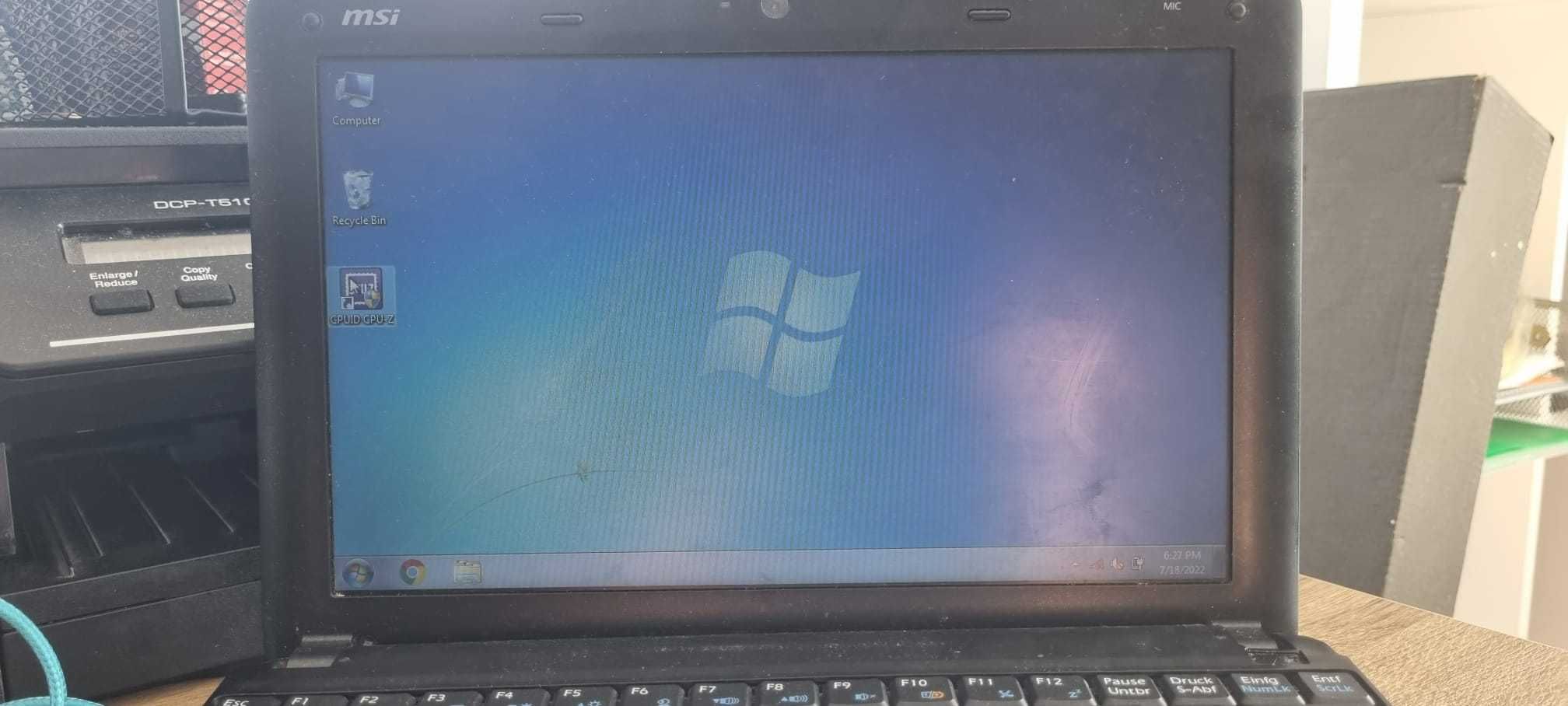 Laptop MSI U100.