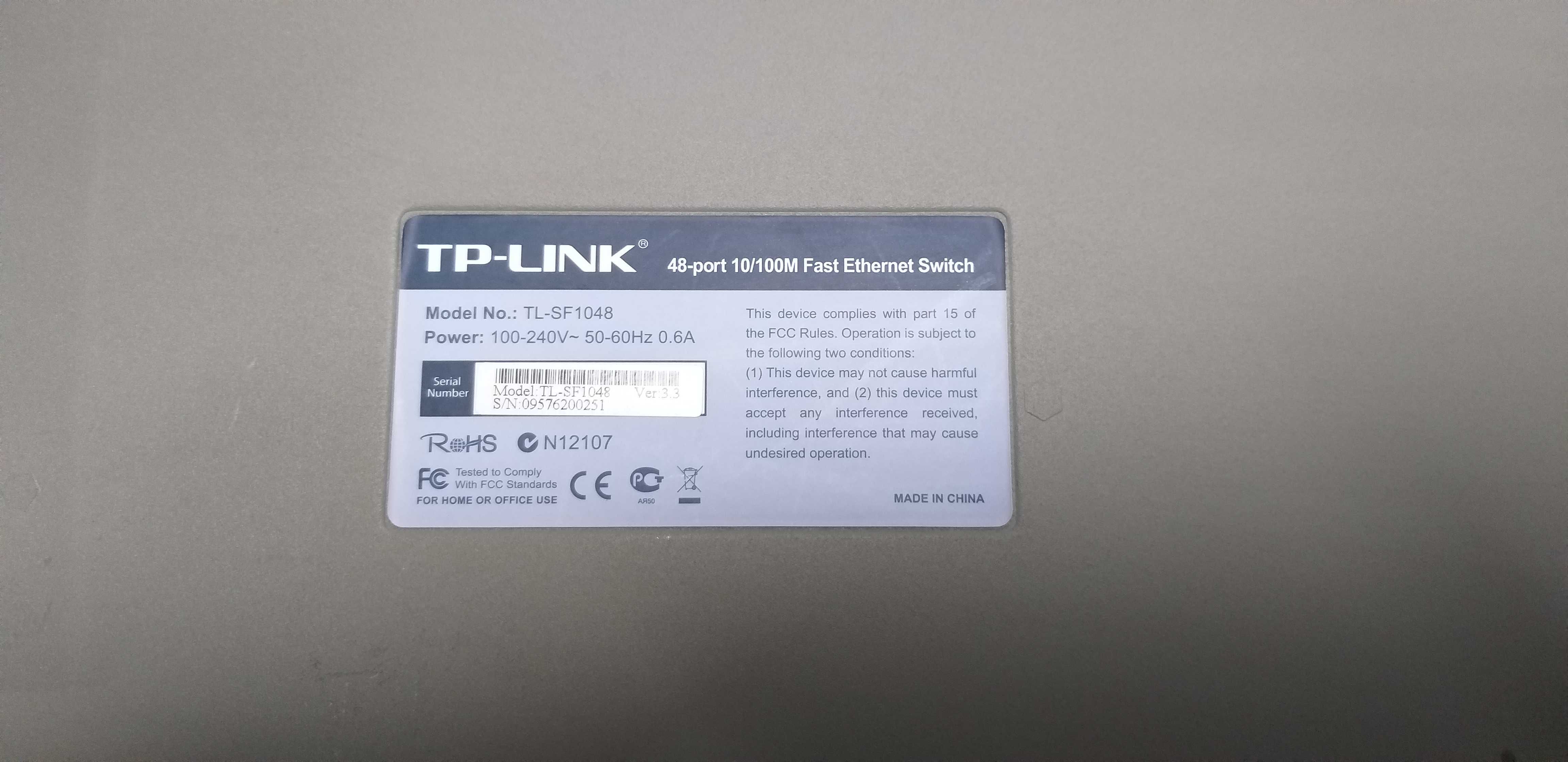 Switch TP-LINK TL-SL1040
