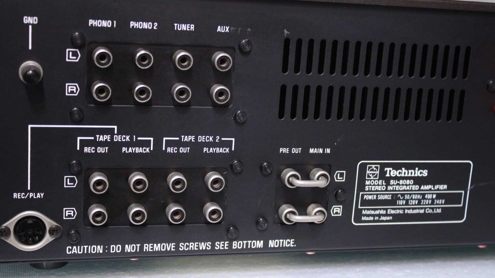 Amplificator/statie Technics SU-8080(dual mono).