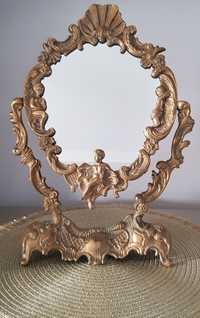 Oglindă veche din bronz, pentru machiaj