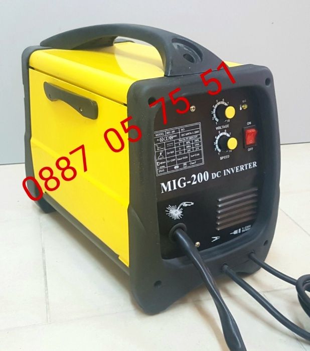 Телоподаващ апарат MIG/CO2 - 250А INVERTER. Електрожен