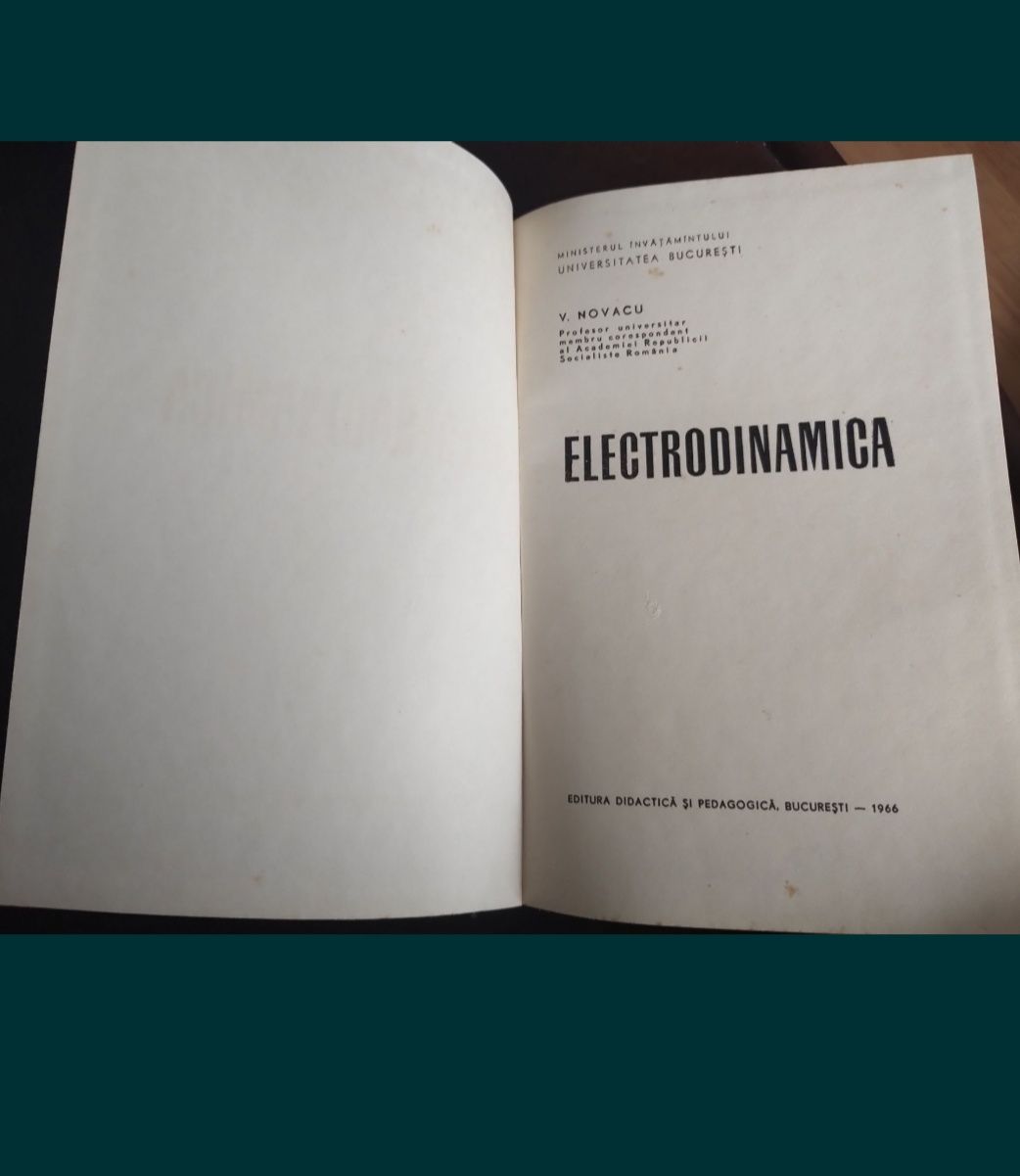 Electrodinamica-Valeriu Novacu