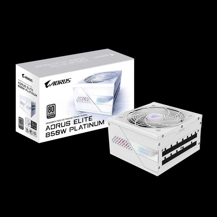AORUS ICE 850W White Gold, модульный блок питания, отличное состояние