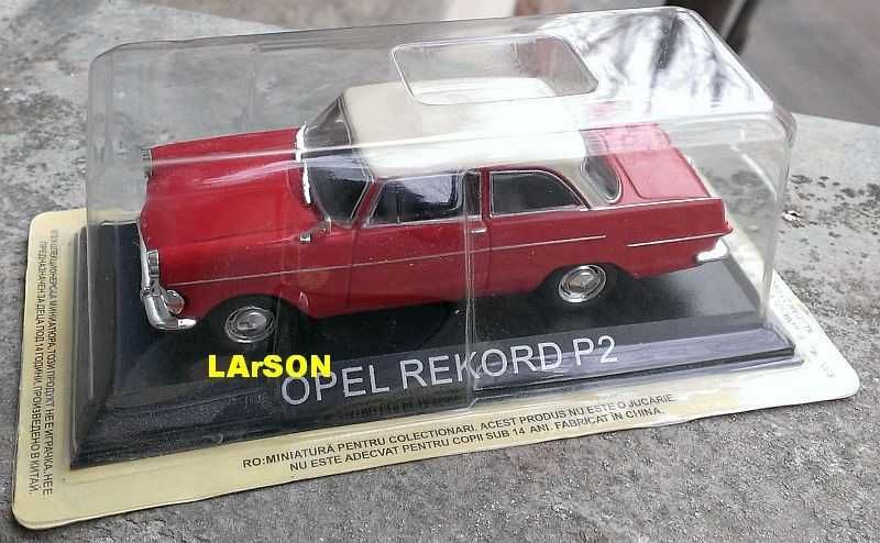 Macheta Opel Rekord P2 RFG 1960 - DeAgostini Masini de Legenda 1/43