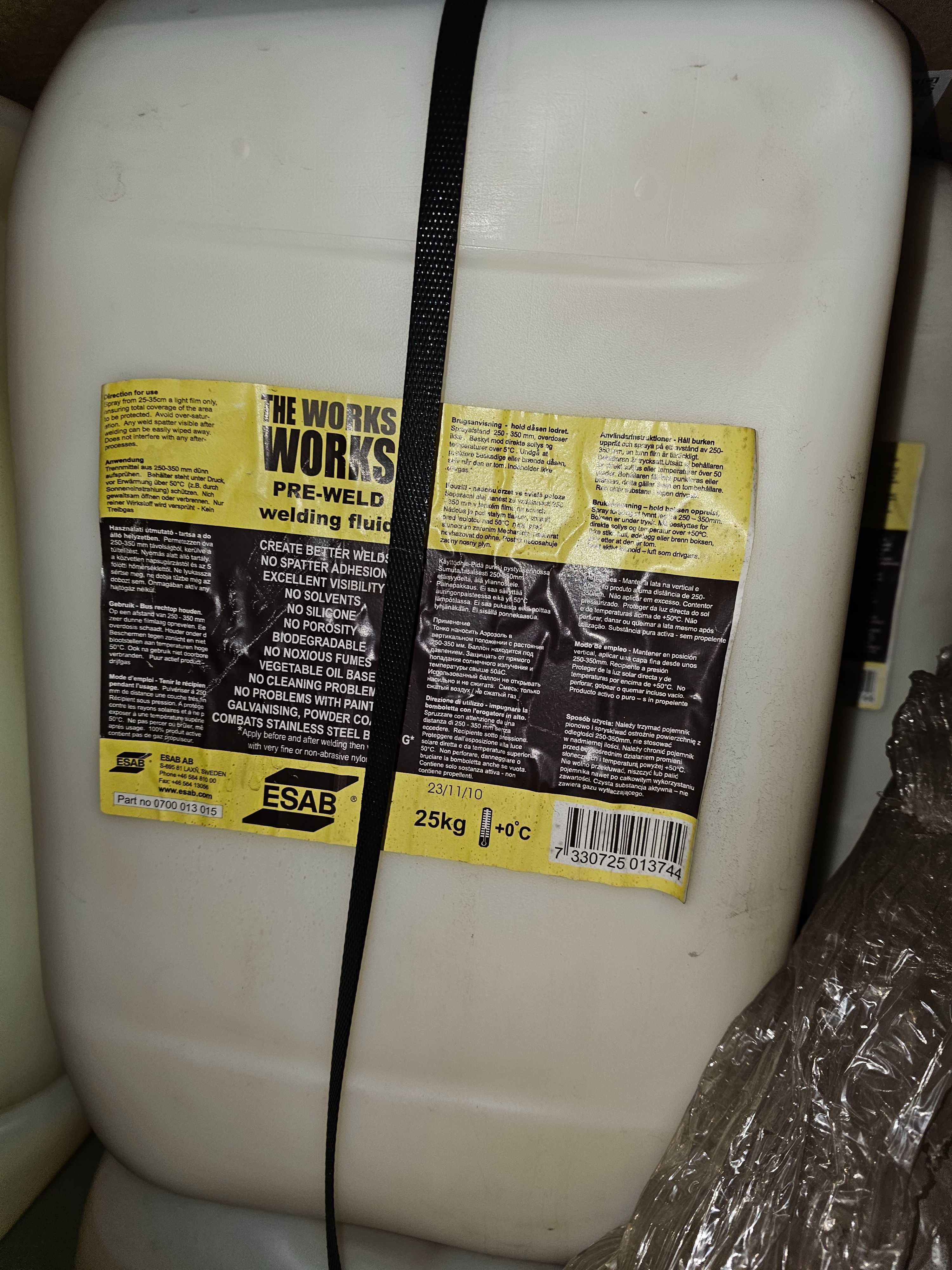 Lichid Antistropi Sudura ESAB PRE-WELD 25kg, fara silicon